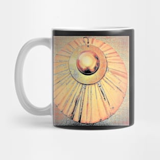 PEACH GOLD GEOMETRIC ART DECO PATTERN Mug